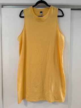 Old Navy Yellow Sleeveless Tank Dress